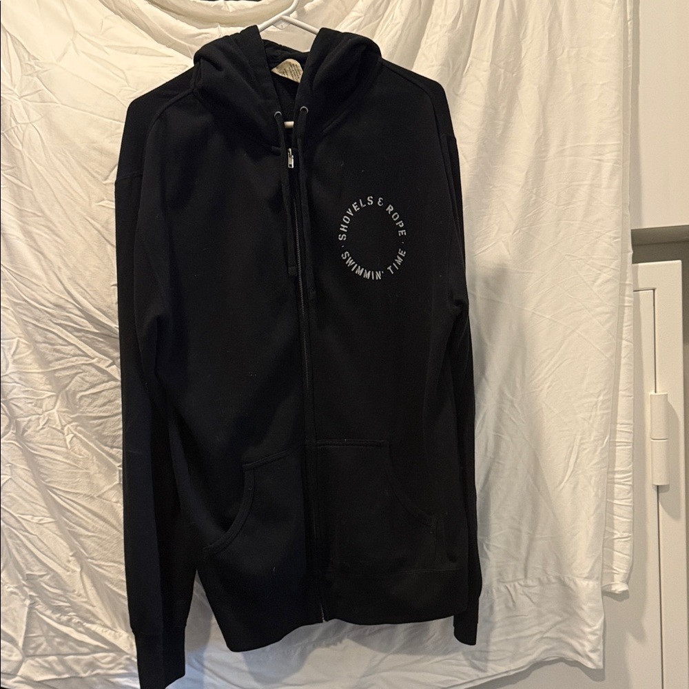 Shovels & Rope Black Zip-Up Hoodie